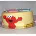 Sesame Street - Elmo Cake with Personalised Crayons (D,V)